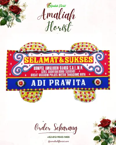 Karangan Bunga Ucapan Selamat di Cimara